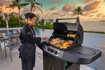 Barbecue by the pool